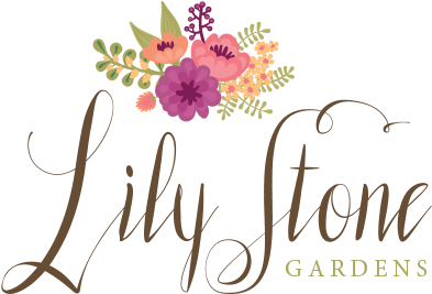 Lily Stone Gardens - Calligraphy (400x378)