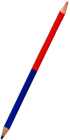Blue Pencil - Electric Blue (261x496)