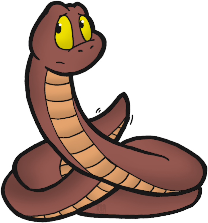 Snake By Cartcoon - Good Snake (858x899)
