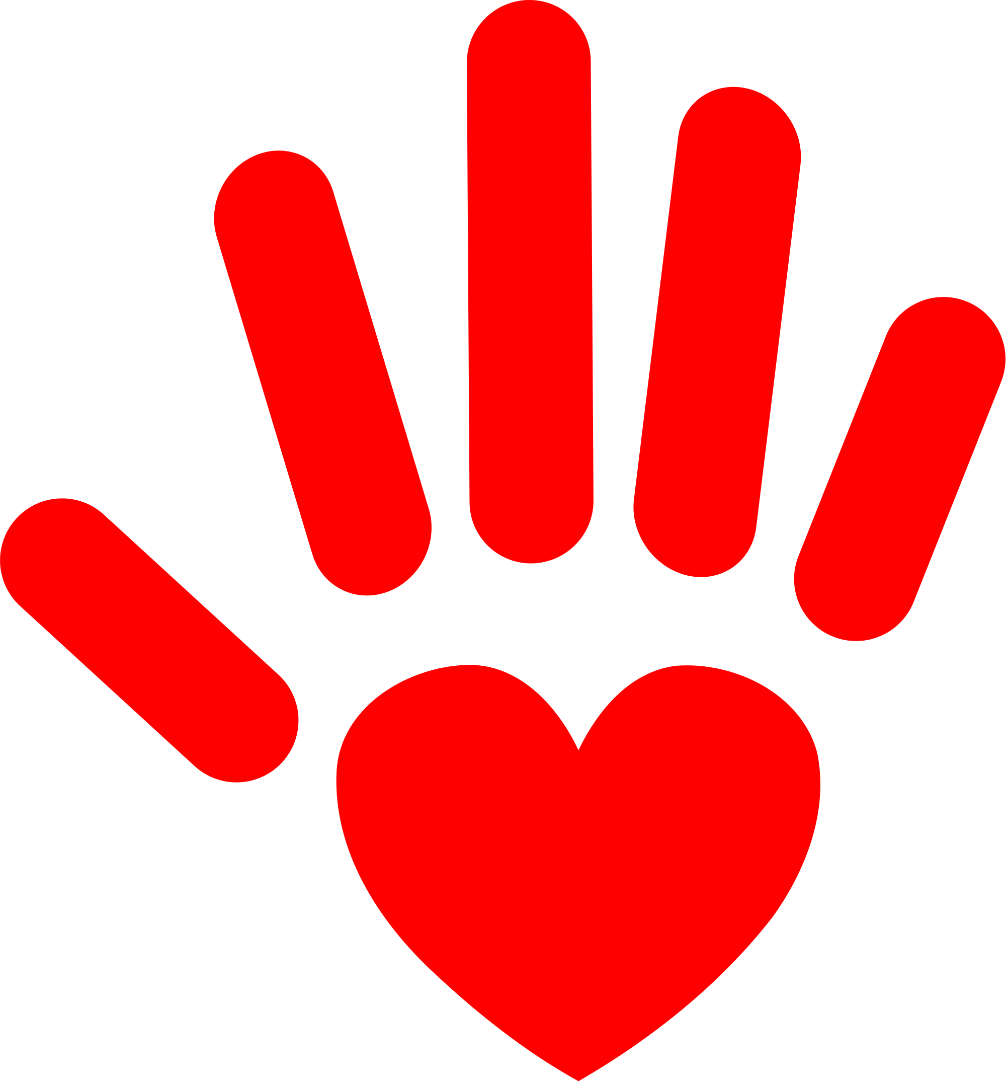 Open - Hand With A Heart (2000x2150)
