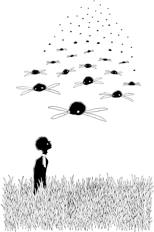 I Saw Drones - Silhouette (522x455)