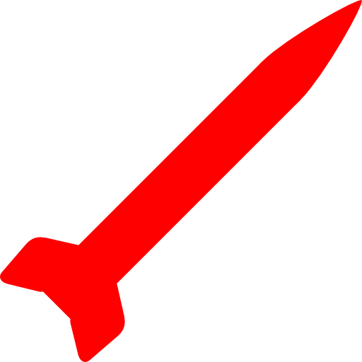 Red Missile Icon (594x597)