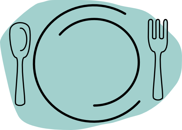 Plate Clip Art (600x431)