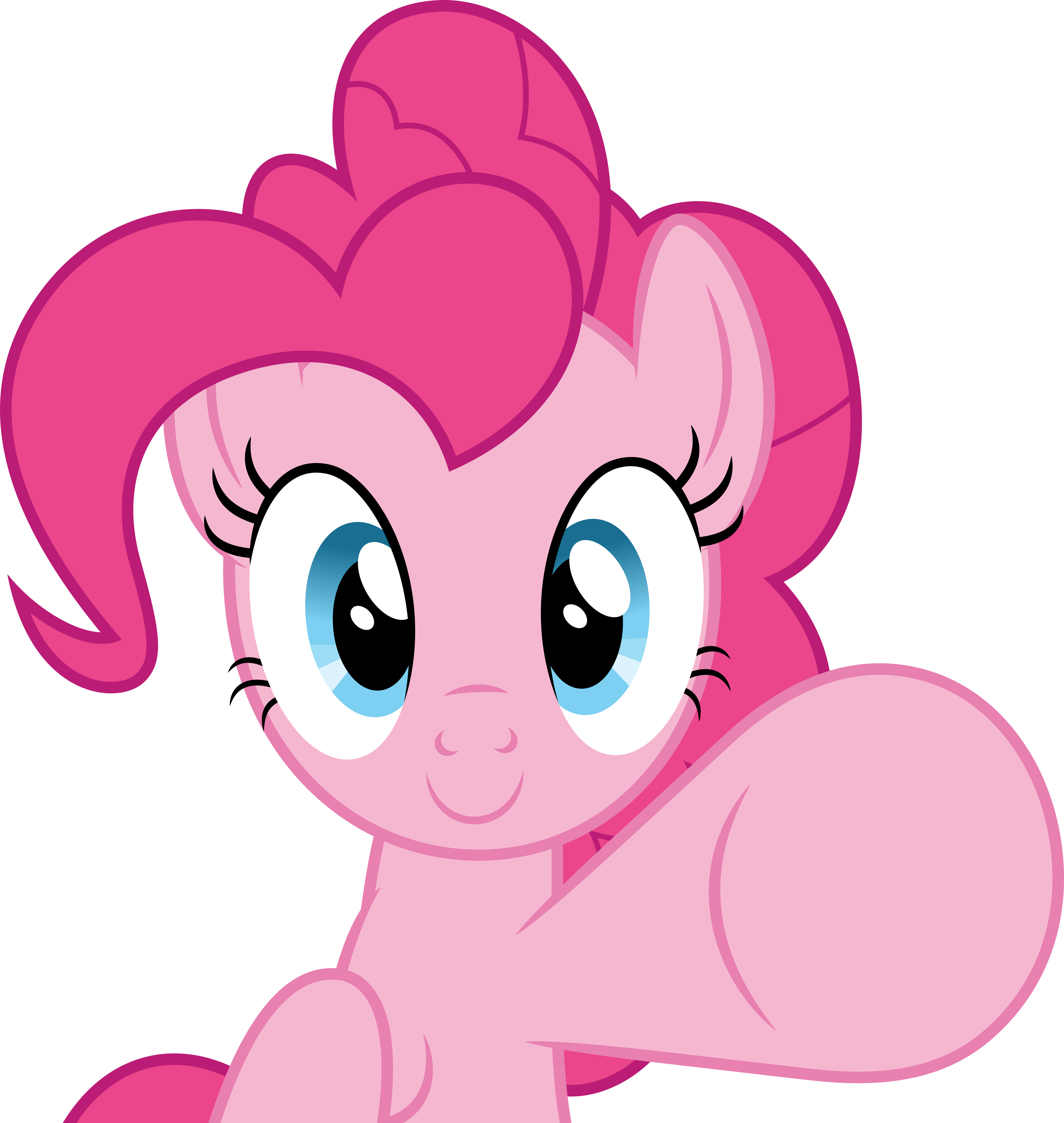 Vector - My Little Pony Face (3789x4000)