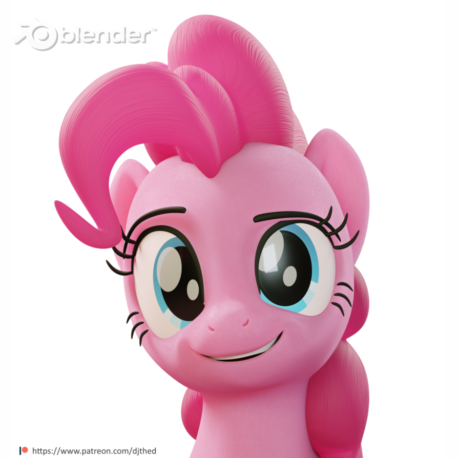 Pinkie Eyebrow Expression Render Test By Therealdjthed - Rendering (894x894)