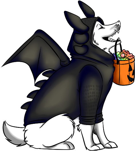 Toothless Halloween Pose By Shausta - Cartoon (535x547)