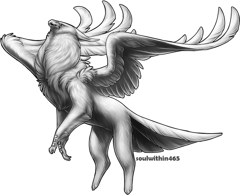 Gryphon Chat Pose ~teaser~ By Soulwithin465 - Pose (900x721)
