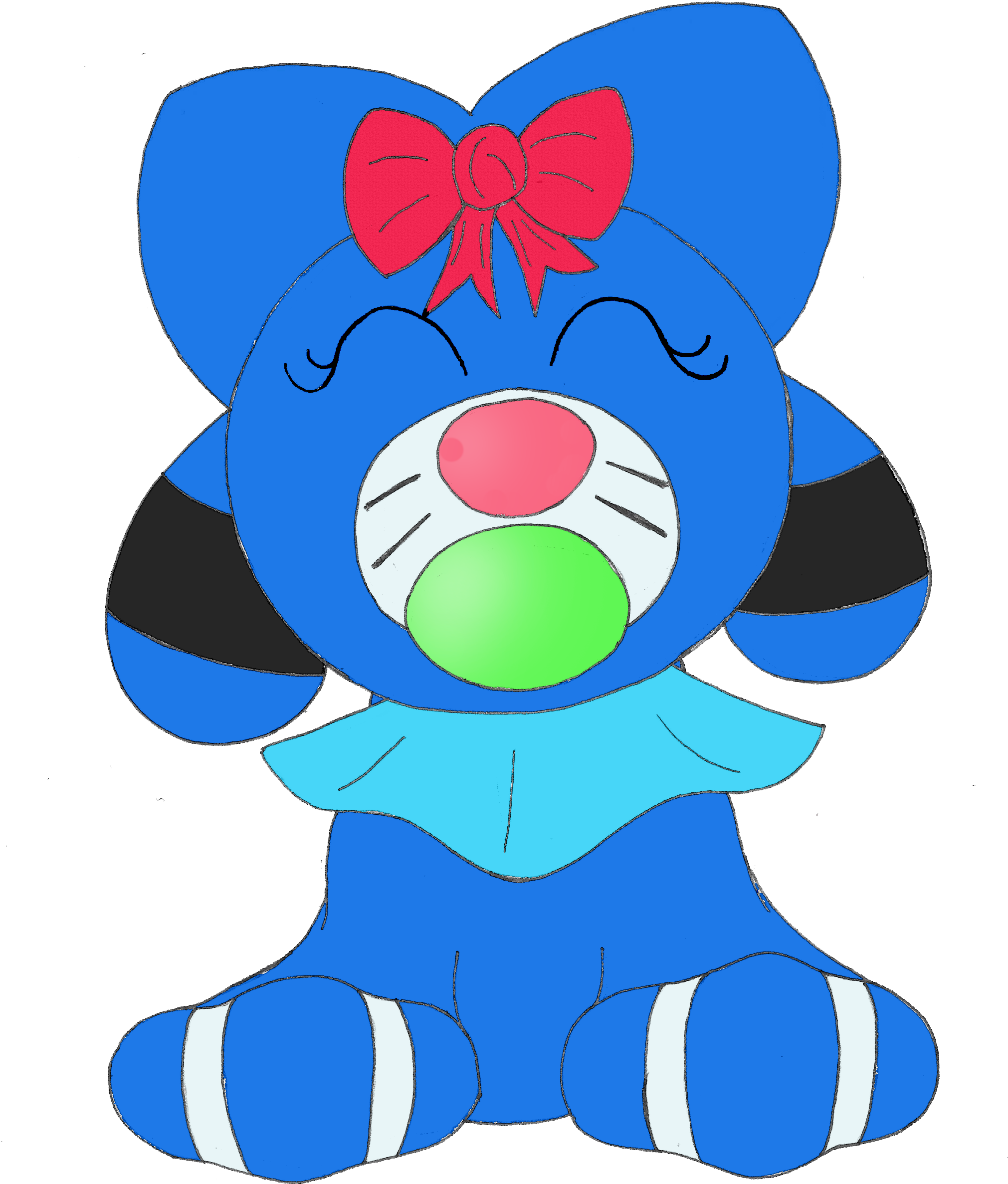 "bubble" Gum - Teddy Bear (2093x2650)