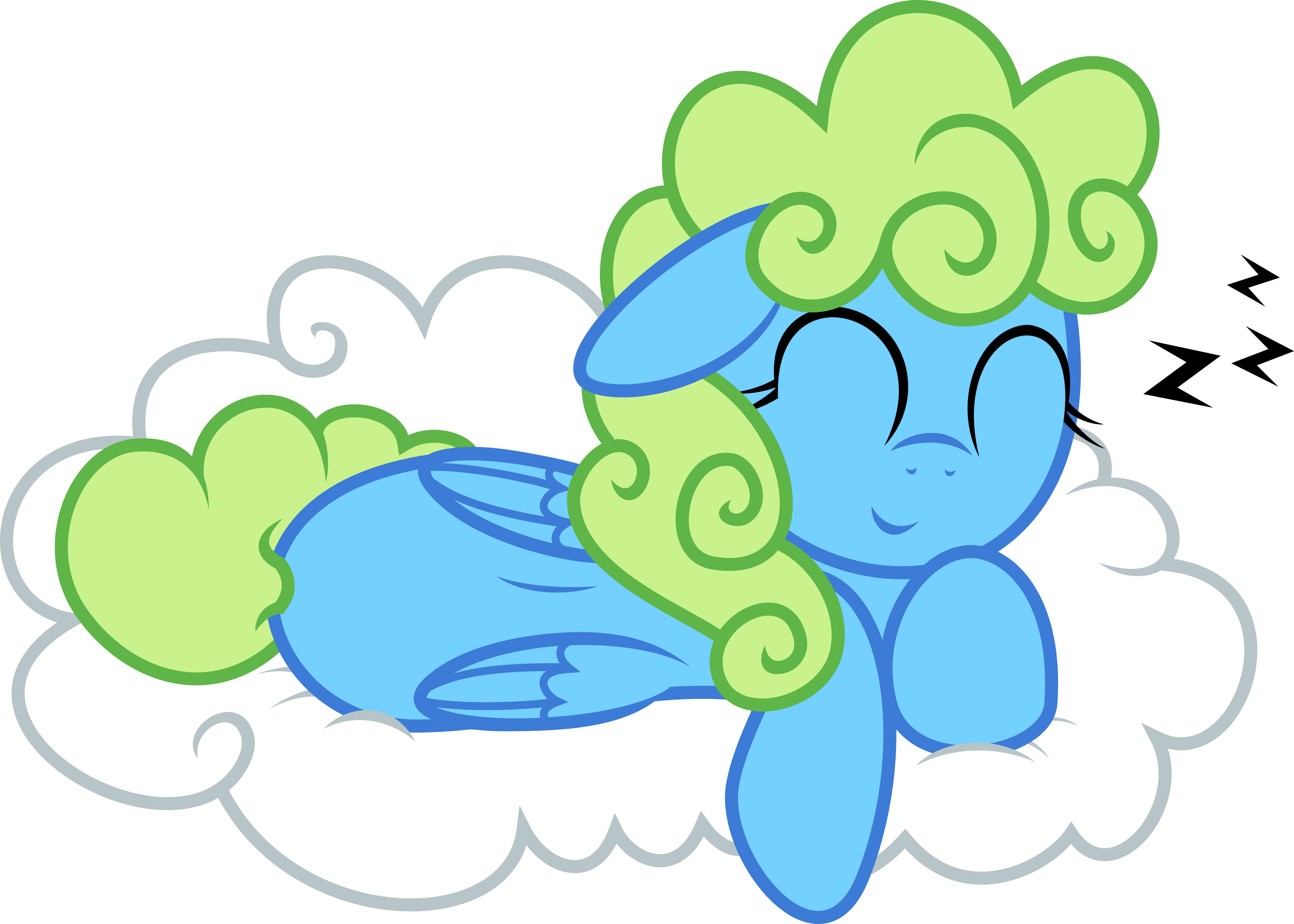 Dream Cloud By Blueblitzie - Cartoon (4547x3247)