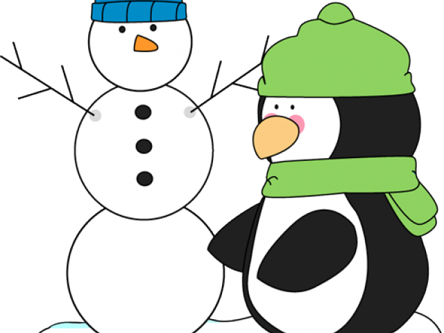 Snowman Clipart Penguin - Παροιμιεσ Για Το Φλεβαρη (640x480)