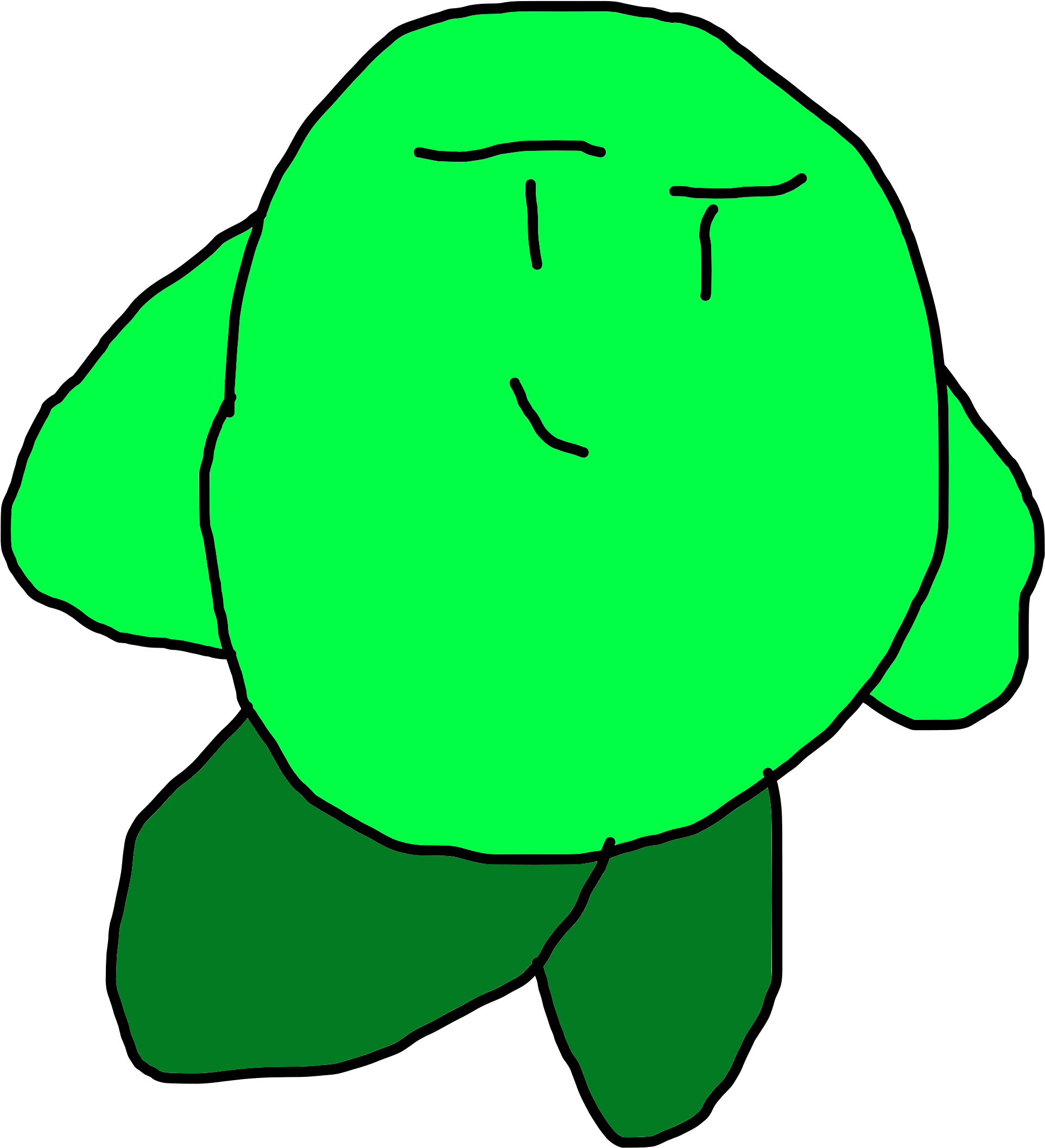 Green Kirby - Greennew (3000x3000)