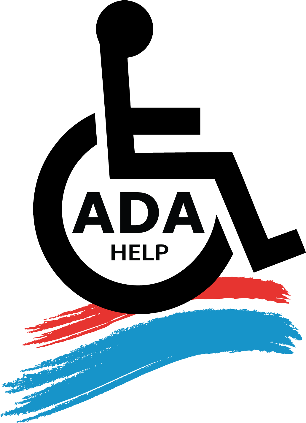 Adahelp Logo - Wheelchair Symbol (1046x1444)