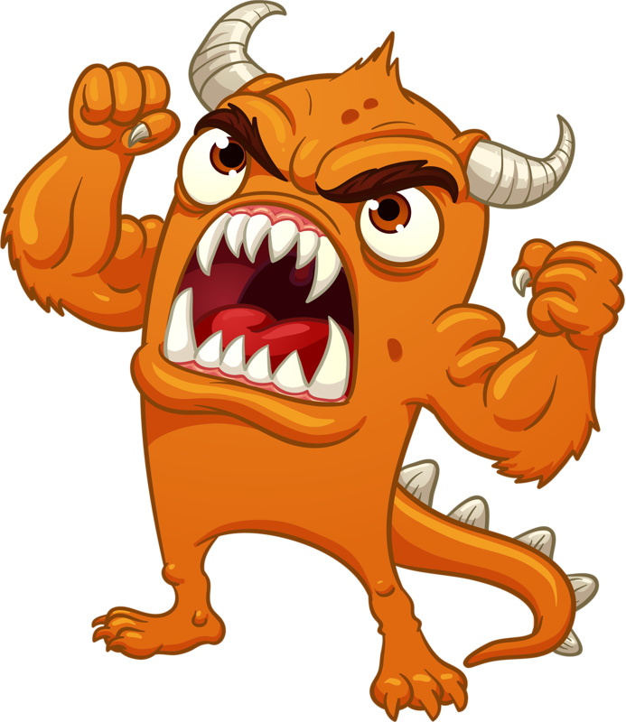 Craft - Cartoon Monster (693x800)