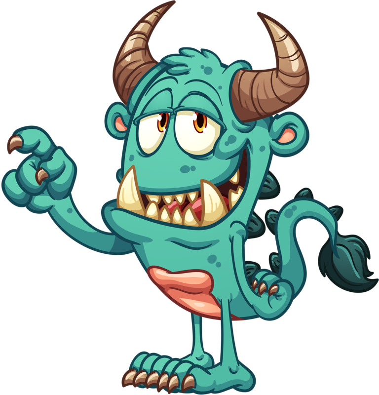 Doodles - Monster Vector (768x800)