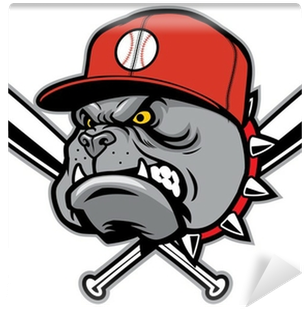 Bulldog As A Baseball (400x400)