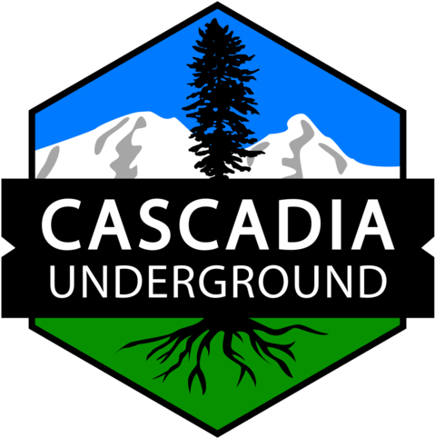 Cascadia Underground Logo - Cascadia Flag (500x500)