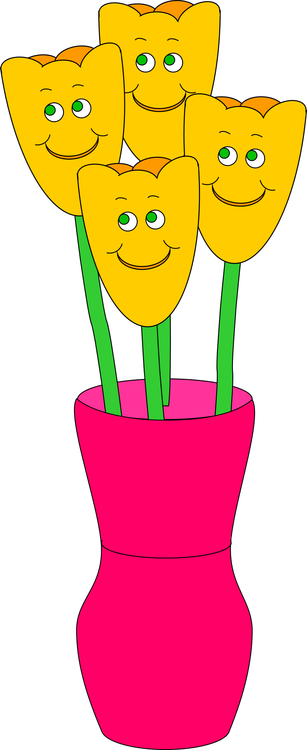 Big Image - Tulips With Faces (983x2400)