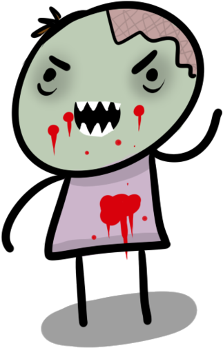 Resume Presentation - Cute Zombie Icon (848x942)