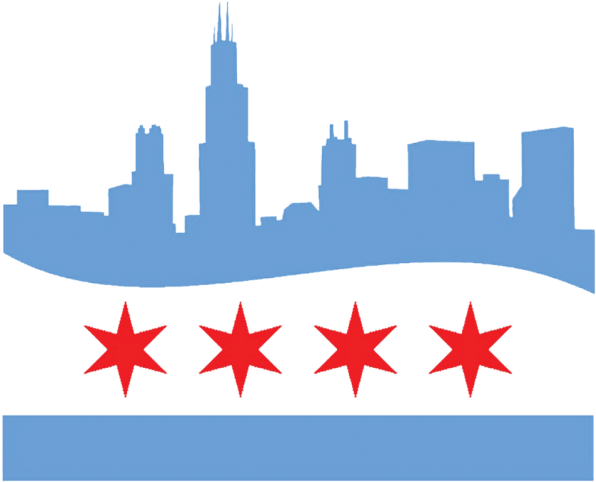 Chicago Skyline Silhouette (599x500)