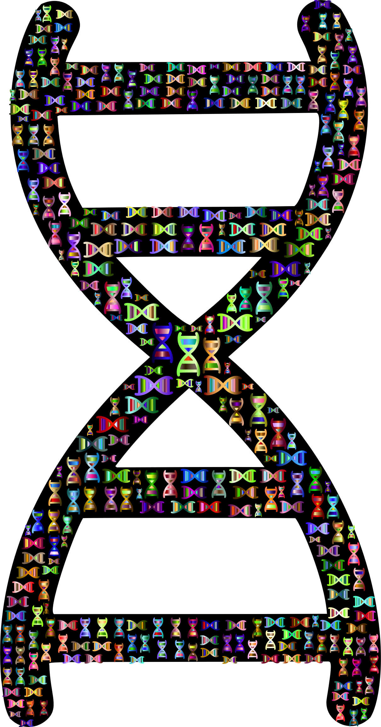 Big Image - Dna Clipart (1210x2310)