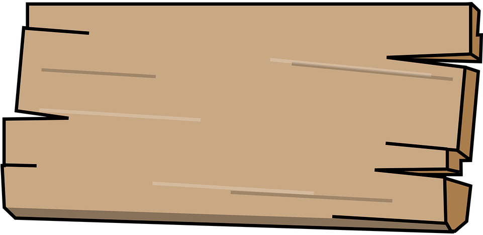 Aviso De Madera Vector (960x480)