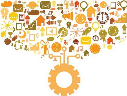 With - Info Graphics Design Vector (494x387)