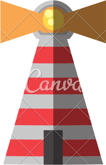 Lighthouse Vector - Illustration (800x800)