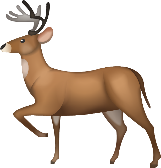 Reindeer Emoji Iphone (686x677)