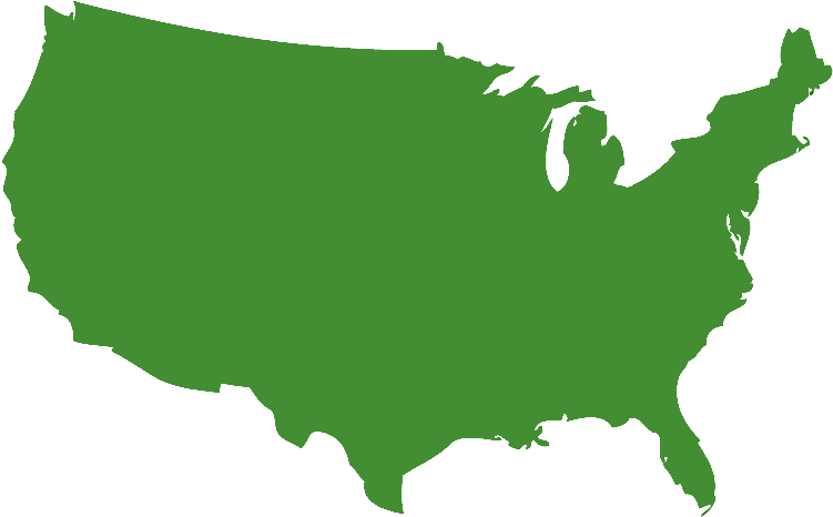 Us Map Silhouette (800x600)