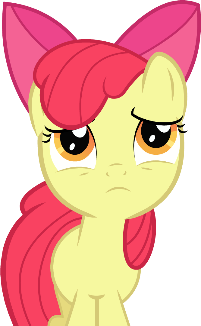 Sad Applebloom By Graytyphoon - Mlp Apple Bloom Sad (750x1150)