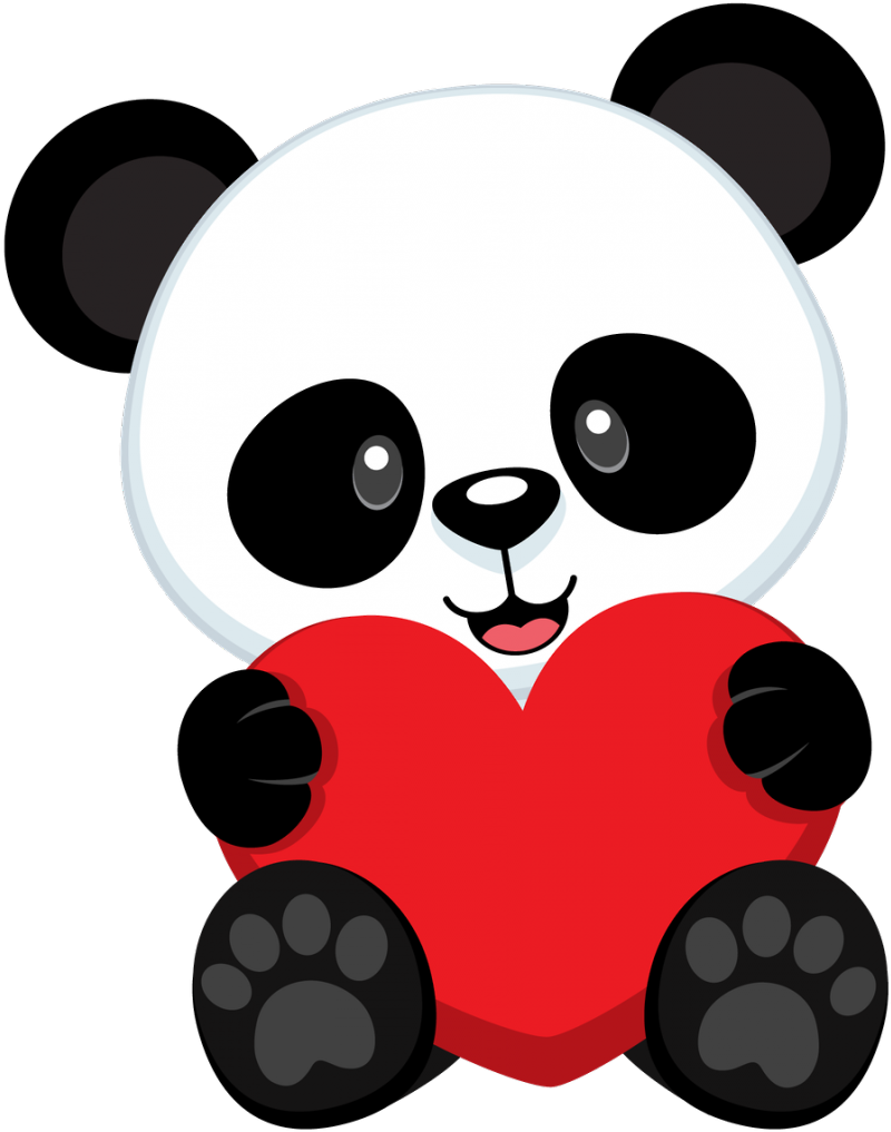 Journal - Oso Panda Con Corazon (802x1024)