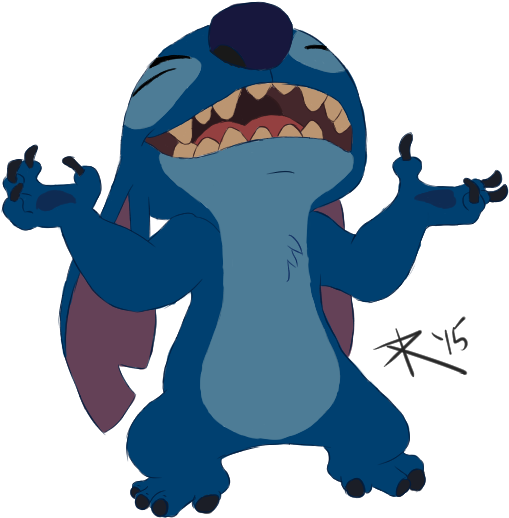 Evil Stitch By Phaesri On Deviantart - Stitch Memes (532x525)