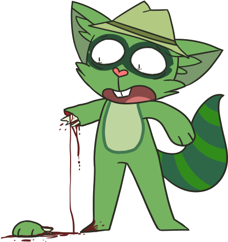 Happy Tree Friends - Cartoon (500x550)