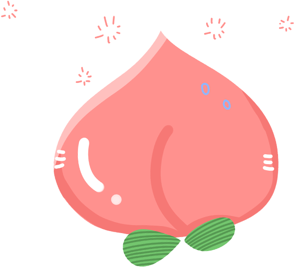 Cartoon Peach - Peach - Peach (640x640)