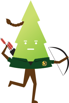 Katniss Evergreen - Christmas Tree (345x365)
