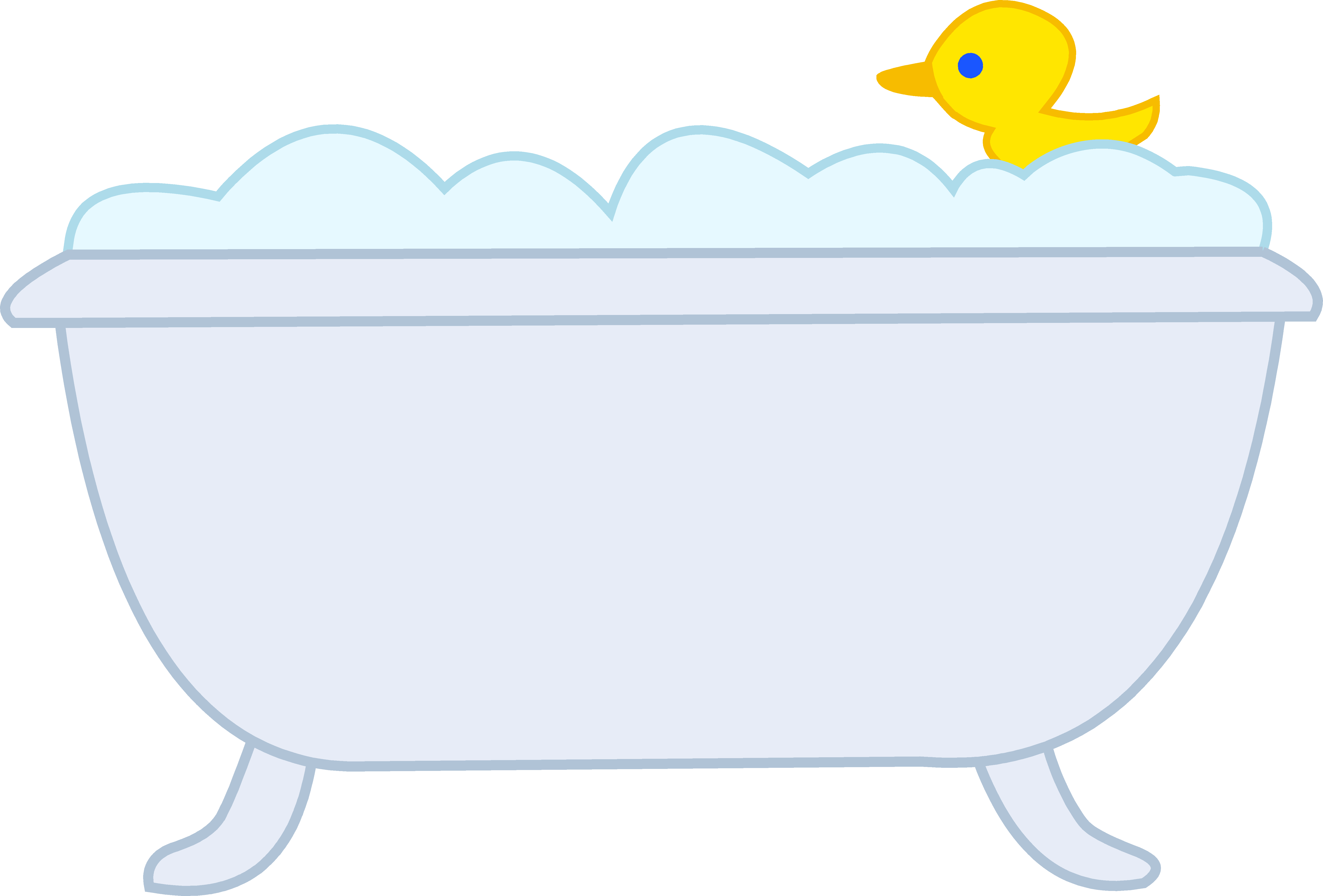 Bubble - Cartoon Bathtub With Bubbles (6008x4068)