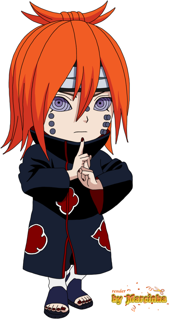 Render Chibi Pein Chikushodo By Marcinha20 - Pain Chibi (702x1137)