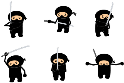 Search - Funny Ninja Icon (552x296)