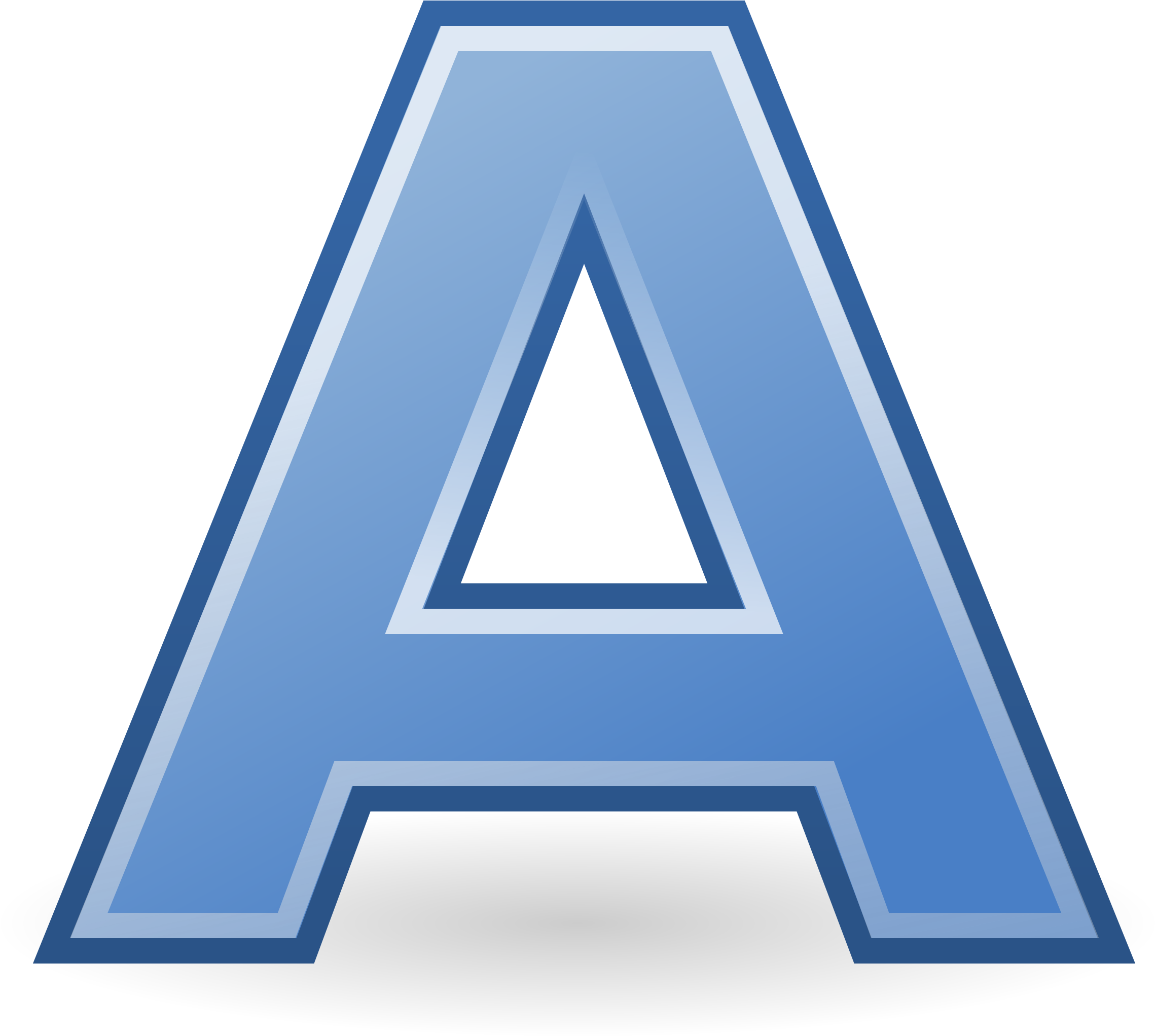 Tango Format Text Bold - Big A Png (2400x2400)
