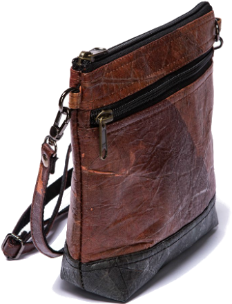 Leaf Leather Purse - Black (500x500)