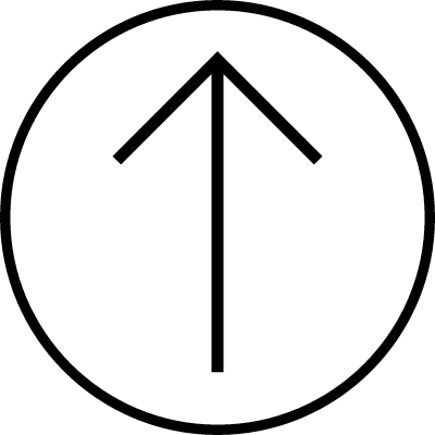 Arrow Up Inside A Circle Outline, Ios 7 Symbol Vector - Ios (400x400)