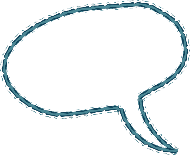 Speech Bubble Clipart Cute - Circle (650x531)