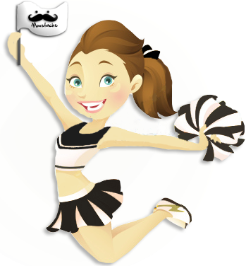 Porristas Cartoon (349x376)