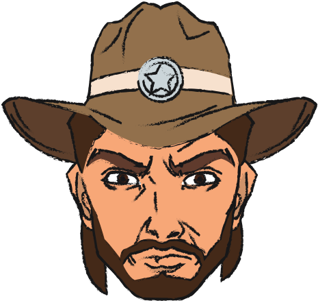 Cowboy Cartoon Icon - Illustration (550x550)