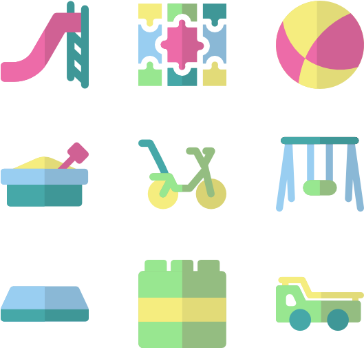Kindergarten - Kindergarden Icons (600x564)