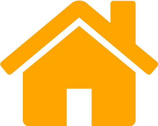 Home Button Png Orange (512x512)