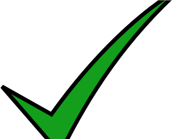 Green Tick Clipart Right - Check Mark (640x480)