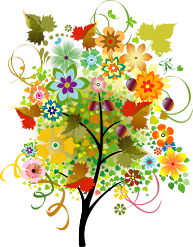 Nice Looking Vector Trees From All Over The World And - Tree Illustrations (392x500)