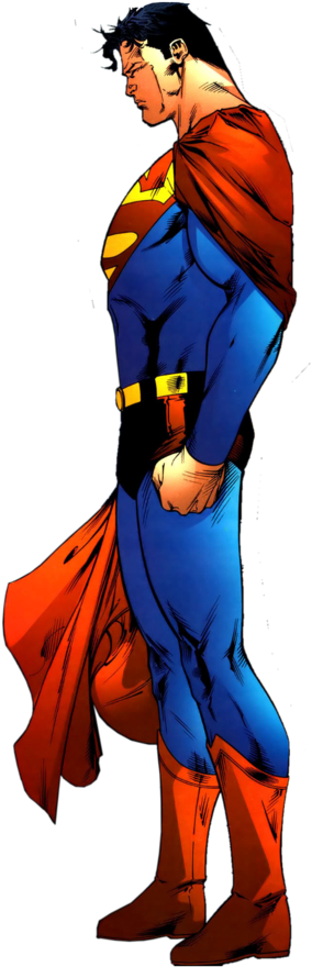 Superman Side View Png (900x900)
