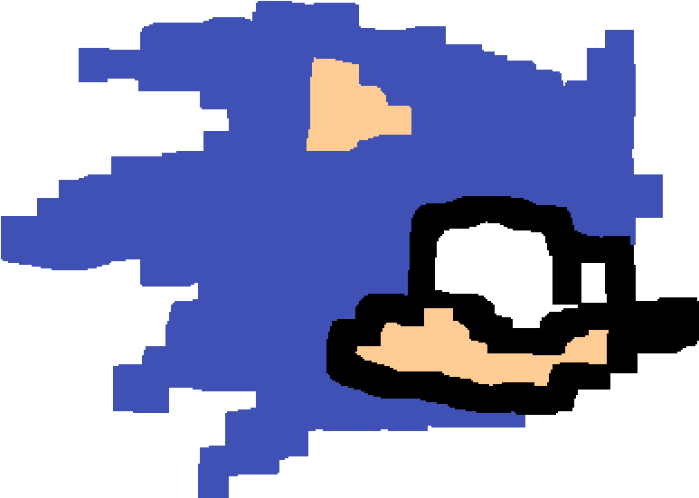 Lazy Sonic 3 Sprite Head - Lazy Sonic 3 Sprite Head (1000x1000)